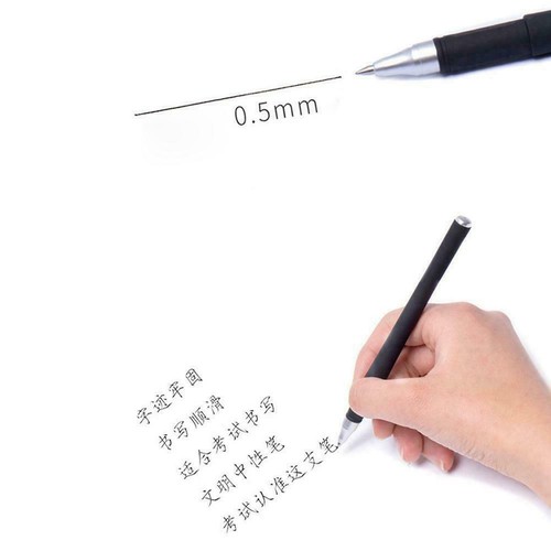 Black Gel Pen Full Matte Water Pen Writing Stationery Office Quality7 - Bild 10 von 12
