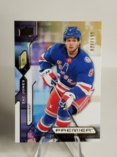 2021-22 Upper Deck Premier Rookie GOLD Zac Jones /199 NY Rangers Rc