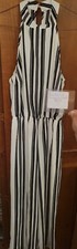 Charlotte Russe Black & White Long Striped Jumper Worn Once Excellent Condition