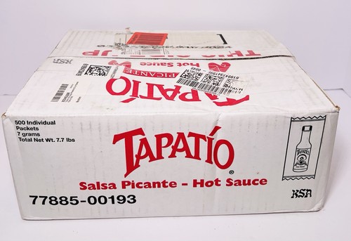 500 Confezioni Singole (7g cadauna) Tapatío Salsa Picante Salsa Piccante - Foto 2 di 4
