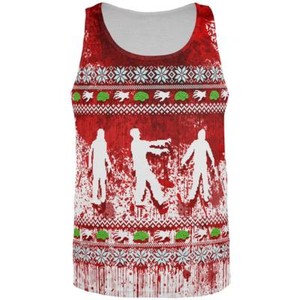 ugly christmas sweater tank top