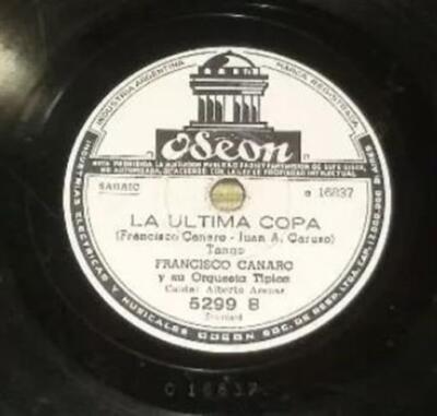 Take 5 FRANCISCO CANARO 78rpm Records with Free Shipping from our Collection