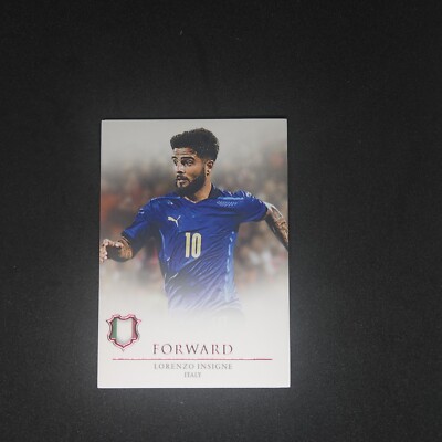 2021-22 Futera Unique World Football Forwards Ruby 11/20 Lorenzo Insigne #071
