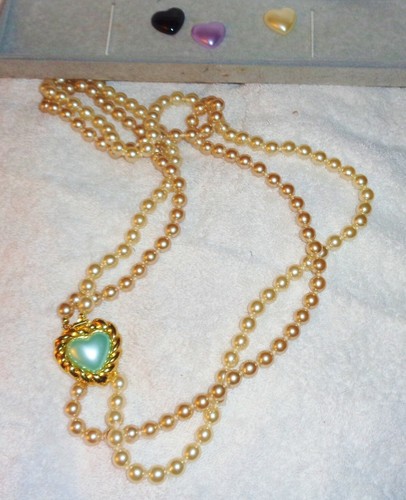 Long Strand Pearl Necklace Set 