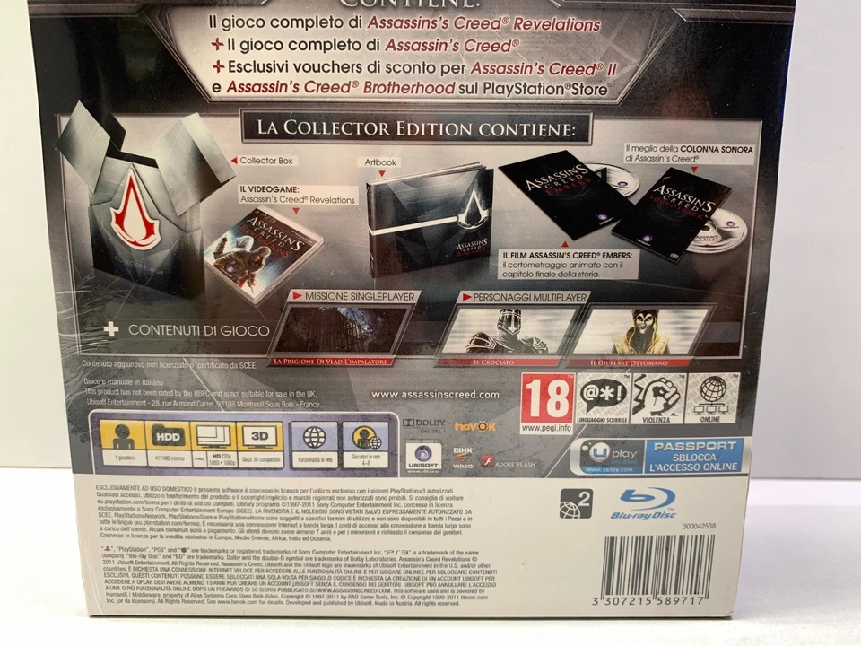 ASSASSIN'S CREED REVELATIONS COLLECTOR'S EDITION - PS3 - NUOVO NEW SIGILLATO ITA - Immagine 3 di 4