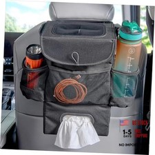 StashAway Car Trash Can with Tissue Holder - Car Organizer with Trash Can,