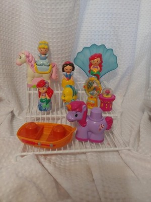Mega Bloks Block Buddies Disney Princess Replacement Parts Ariel,Cinderella.