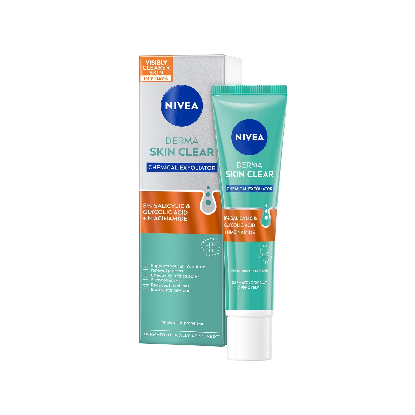 NIVEA Derma Skin Clear Chemical Exfoliator  40 ml New - Image 4