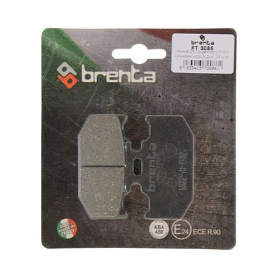 Brenta Bremsbeläge 3086 organisch hinten für Kawasaki KLX 250 650 / KX 125 500
