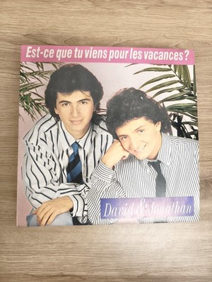 Vinyl 45 Runden David & Jonathan Kommst du in den Urlaub? pochett