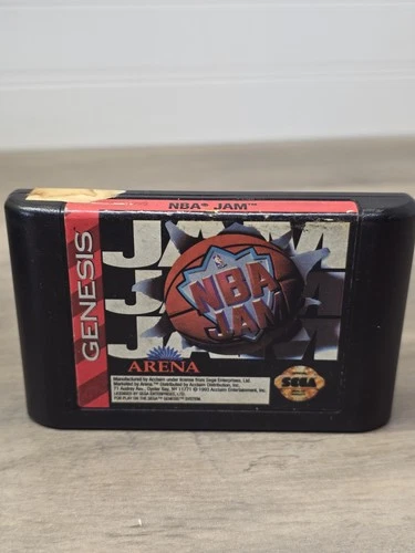 NBA Jam (Sega Genesis, 1994) Cartridge - Tested