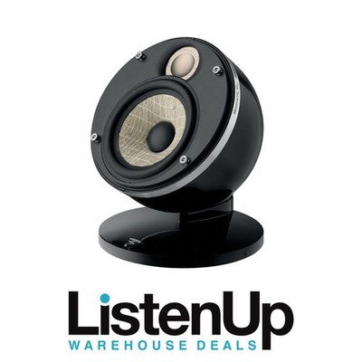 Focal Dôme (Dome) Flax - 2-Way Ultra Compact Sealed Satellite Speaker (Black)