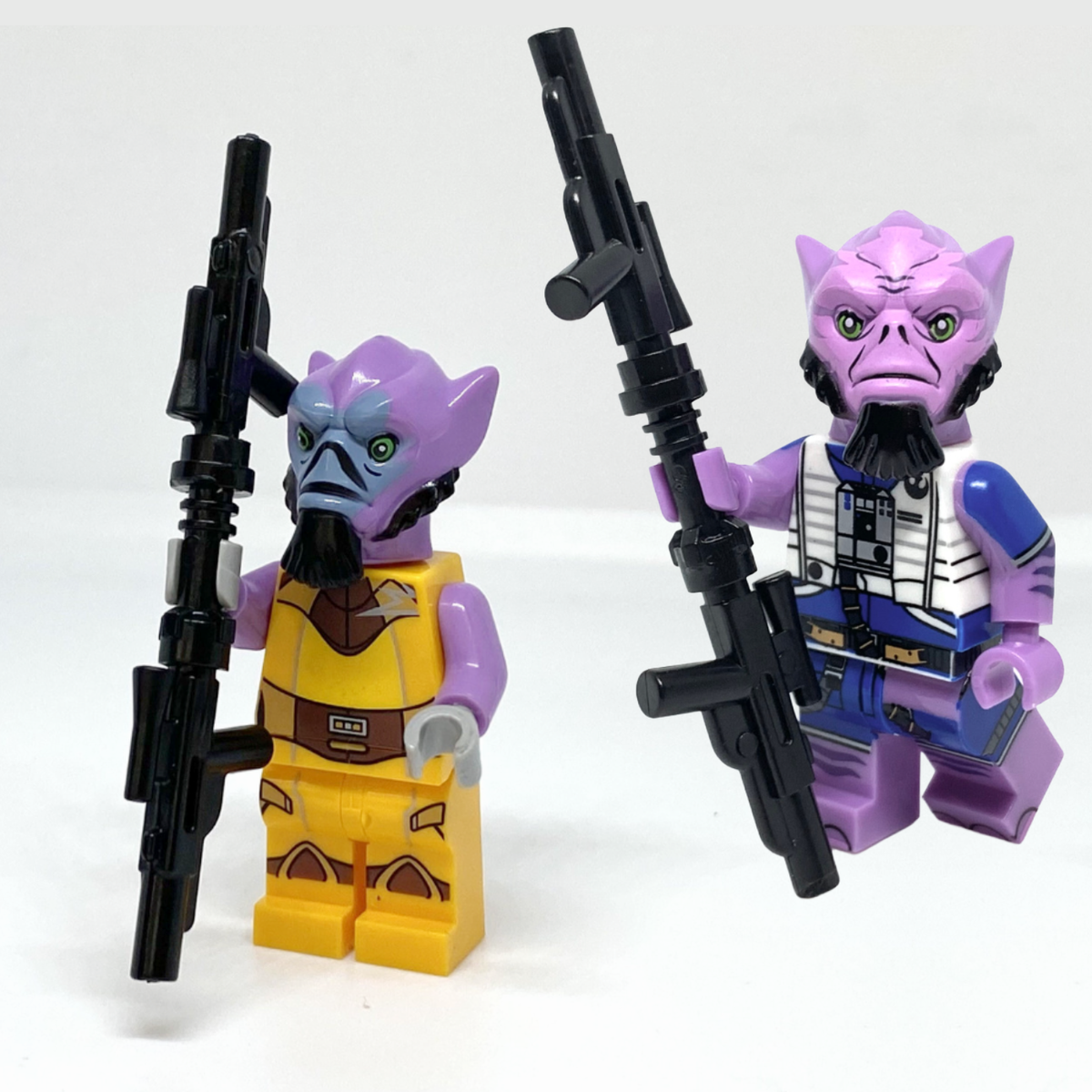Zeb Orrelios & Jaro Tapal custom Lasat minifigures - lego Star