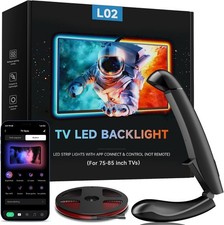 TV LED Backlight Sync to Screen   18Ft LED Lights for 75-85 Inch Tvs  PC Monito