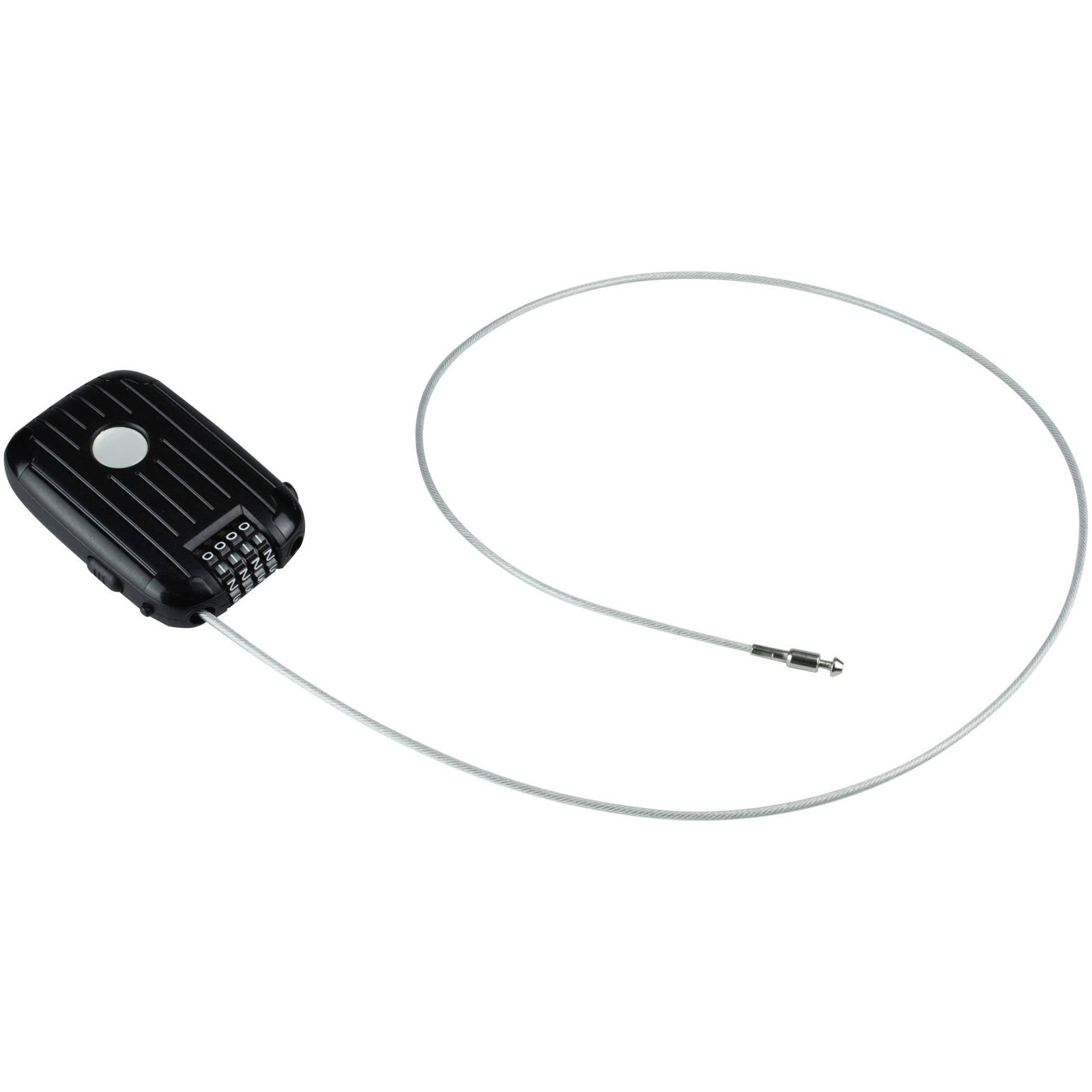 Burg Wächter Snap+Lock 715 Steel Cable Lock Black Combination 135cm