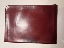 Vintage  HERMÈS PARIS 24 FAUBOURG SAINT HONORÉ Men's POCHETTE Burgundy 38X27 cm