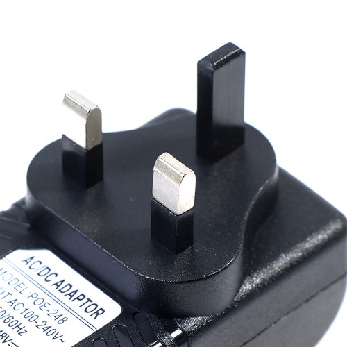 48V DC 0.5A POE Injector POE Switch Ethernet Power Adapter UK PlugB^R2 - Afbeelding 4 van 11
