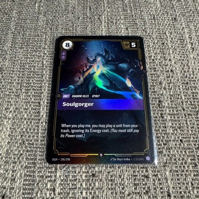 Soulgorger Riftbound Origins 196/298 Unit Foil Meta League of Legends NM