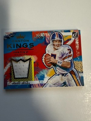 2021 Panini Donruss Canton Kings John Elway JERSEY # MATCH 7/299 BRONCOS FM
