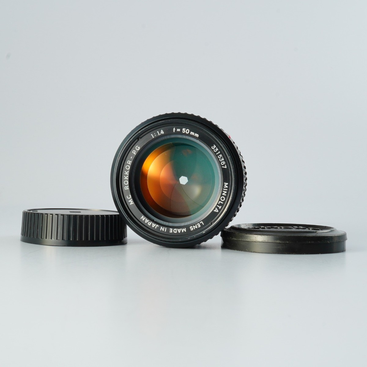 EXCELLENT MINOLTA MC ROKKOR PG 50mm F/1.4 Prime Lens | eBay