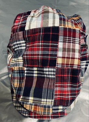 Sano plaid patchwork hunting hat, large 64cm, lightweight mesh summer cap