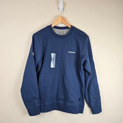 Patagonia Fitz Roy Icon Uprisal Crew Sweatshirt Unisex Sz Womens S/Mens XS Blue