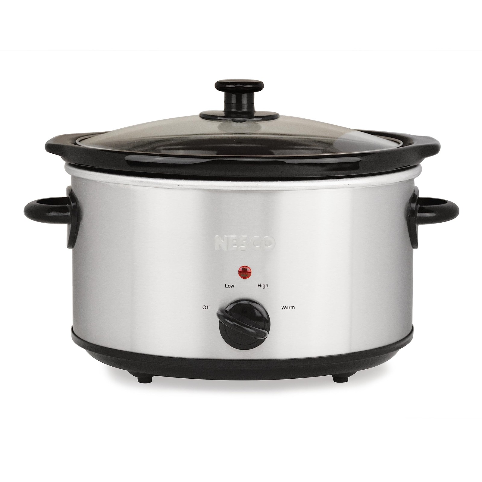 NESCO SC-4-25 4 Quart Slow Cooker Silver - Oven & Refrigerat