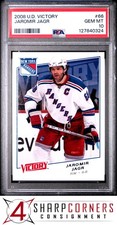 2008 UPPER DECK VICTORY #66 JAROMIR JAGR RANGERS PSA 10