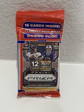 2021 Panini Prizm NFL Football Cello Fat Pack Sealed Red White Blue Lawrence 15