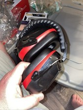 ProCase Noise Reduction Ear Muffs, Sound Protection, NRR 28dB Black/Red