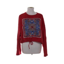 Zara, Sweatshirt, Größe: M, Rot/Blau/Mehrfarbig, Baumwolle/Polyester #7K6