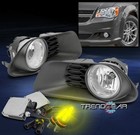 For 11-16 Grand Caravan Bumper Driving Fog Light Lamp Chrome +3K Hid Kit+Bezel