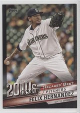 2020 Topps Decades Best Series 2 Pitchers Black /299 Felix Hernandez #DB-95 ms9