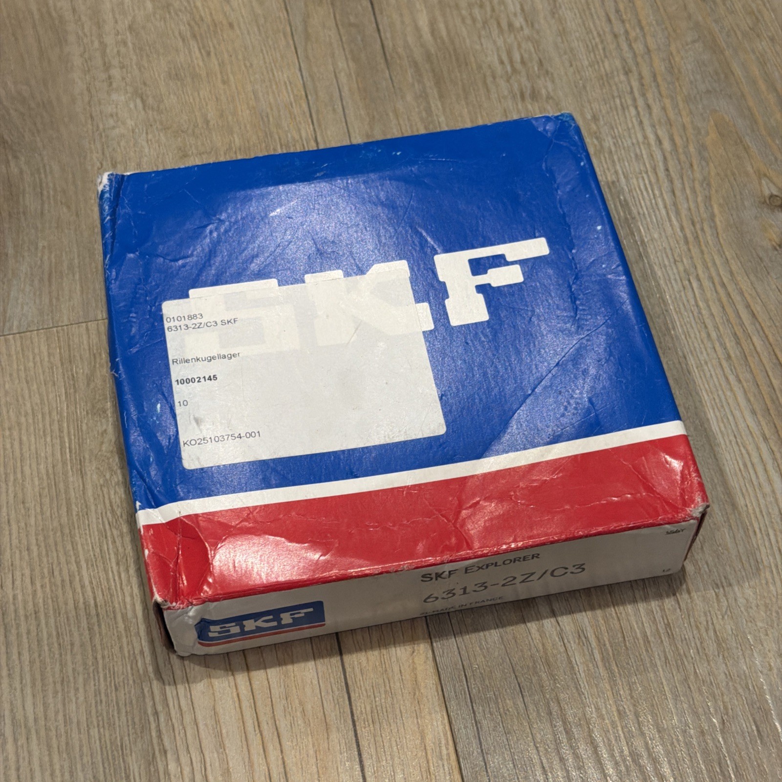 SKF 6313-2Z/C3 Deep Groove Ball Bearing Single Row 65x140x33mm VAT Inc Fast Post