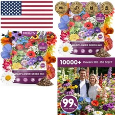 Wildflower Seeds Bulk 10000+, 1.06oz Butterfly Hummingbird Mix, 21 Variety Peren 213.89 per gallon