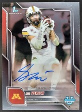 2025 Bowman Chrome University Koi Perich Prospect Auto Golden Gophers NE
