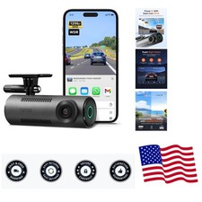 Dash Cam M310, Dash Camera for Cars 1296P QHD, Smart Dash Cam Front Built in ...