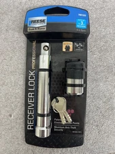 Reese Towpower Receiver Lock 7081533 Ball Bearing 5/8-3/4" Pin Diameter 2 Keys