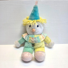 Vintage Eden Pastel Clown Musical Plush Doll 15 Working