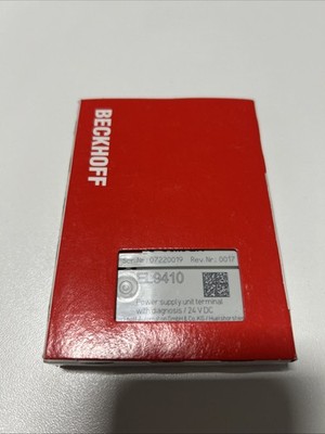 Beckhoff EL9410 Netzteilklemme Rev. 0017 / Neu OVP versiegelt