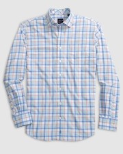 johnnie-O Performance Button Up Shirt - Medina Maliblu Size L
