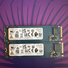 Genuine Kioxia Lot Of 2 - 512GB BG5 NVMe Gen4x4 80mm SSD 96% -86% Health