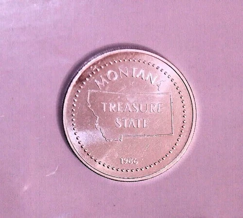VINTAGE ENGELHARD Montana Big Sky Country 1986 BU 1OZ .999 LESS THAN 3K MINTAGE!