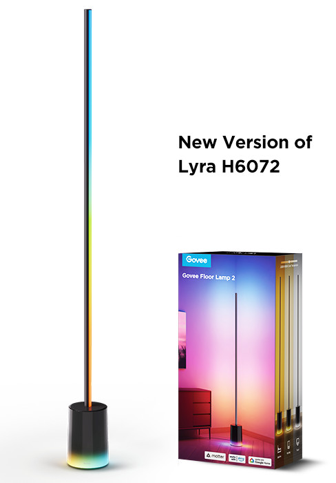 GOVEE BLACK FLOOR LAMP SUPPORT MATTER