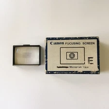 Canon Focusing Screen Spirit-image/Microprism Type E For F1 F-1 in Box