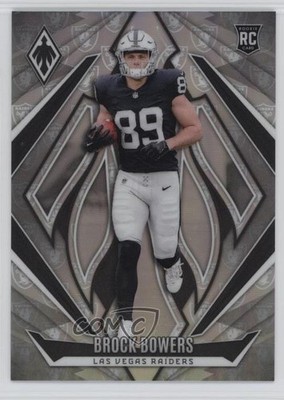 2024 Panini Phoenix Rookies Team Logos 243/299 Brock Bowers #165 Rookie RC 0s55