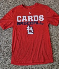 Majestic MLB St Louis Cardinals Coolbase Shirt Mens Med.  BoxB 