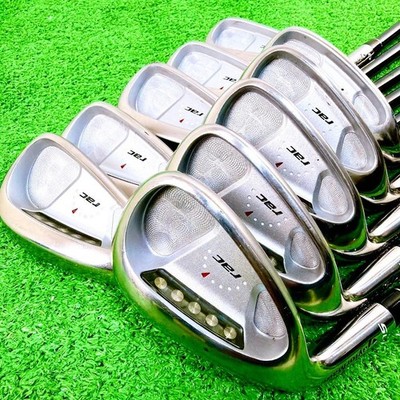 TaylorMade RAC OS Iron Set 10pcs 3-PW, AW, SW Genuine Carbon Flex R Left-Handed