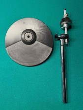 Roland CY-5 Dual Trigger Cymbal Pad w/Post Mount Hi Hat Attachment tested works