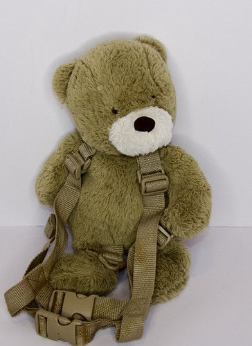 Eddie Bauer 2-in-1 Harness Buddy Bear Plush Backpack Missing Tether